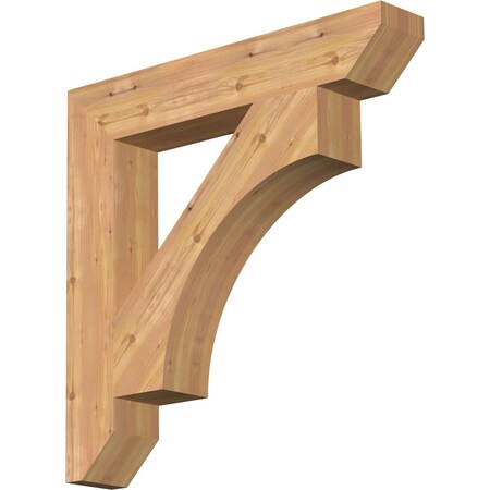 Ekena Millwork Westlake Slat Smooth Bracket, Western Red Cedar, 5 1/2"W x 34"D x 34"H BKT06X34X34WTL06SWR